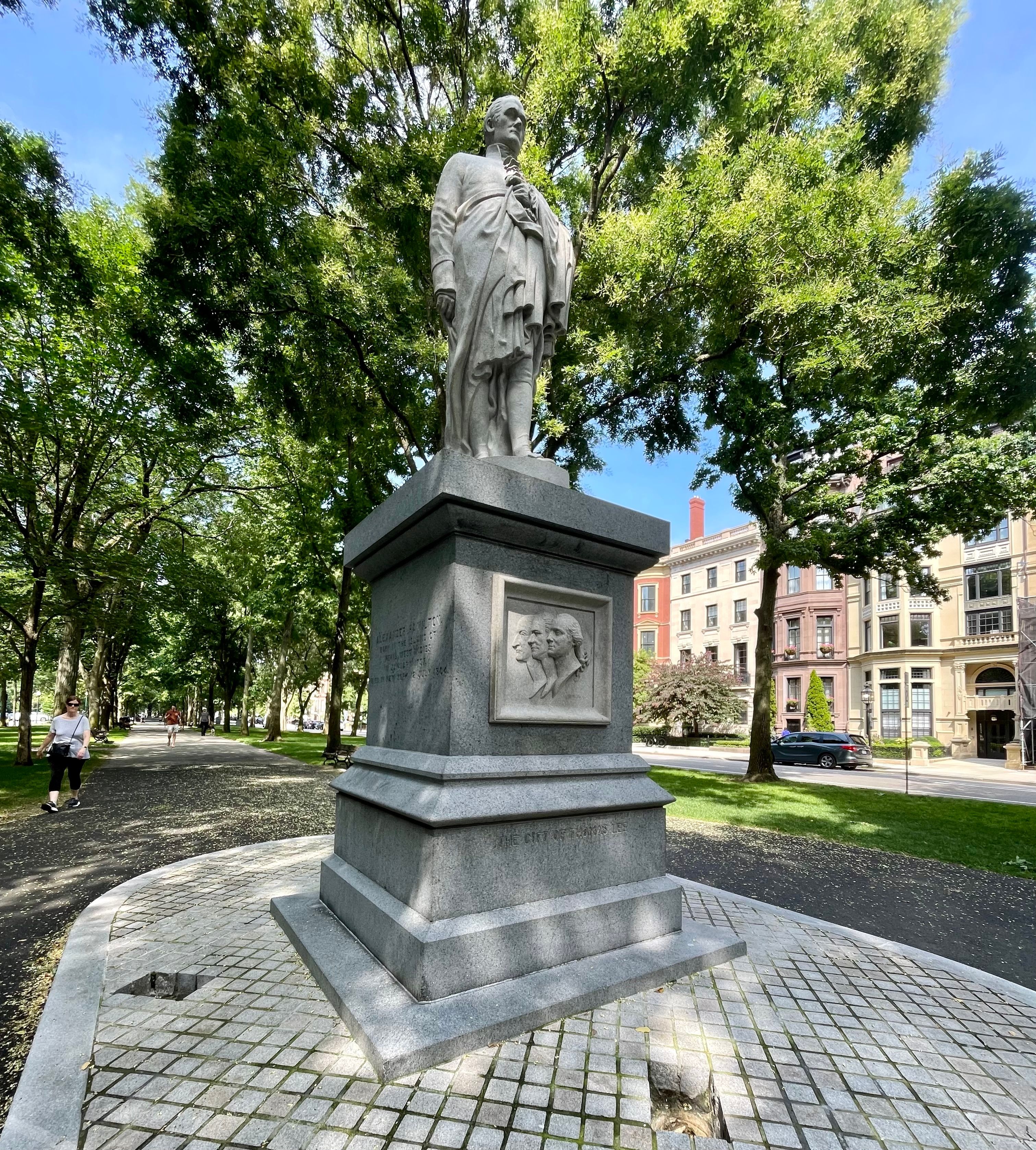 Alexander Hamilton statue!