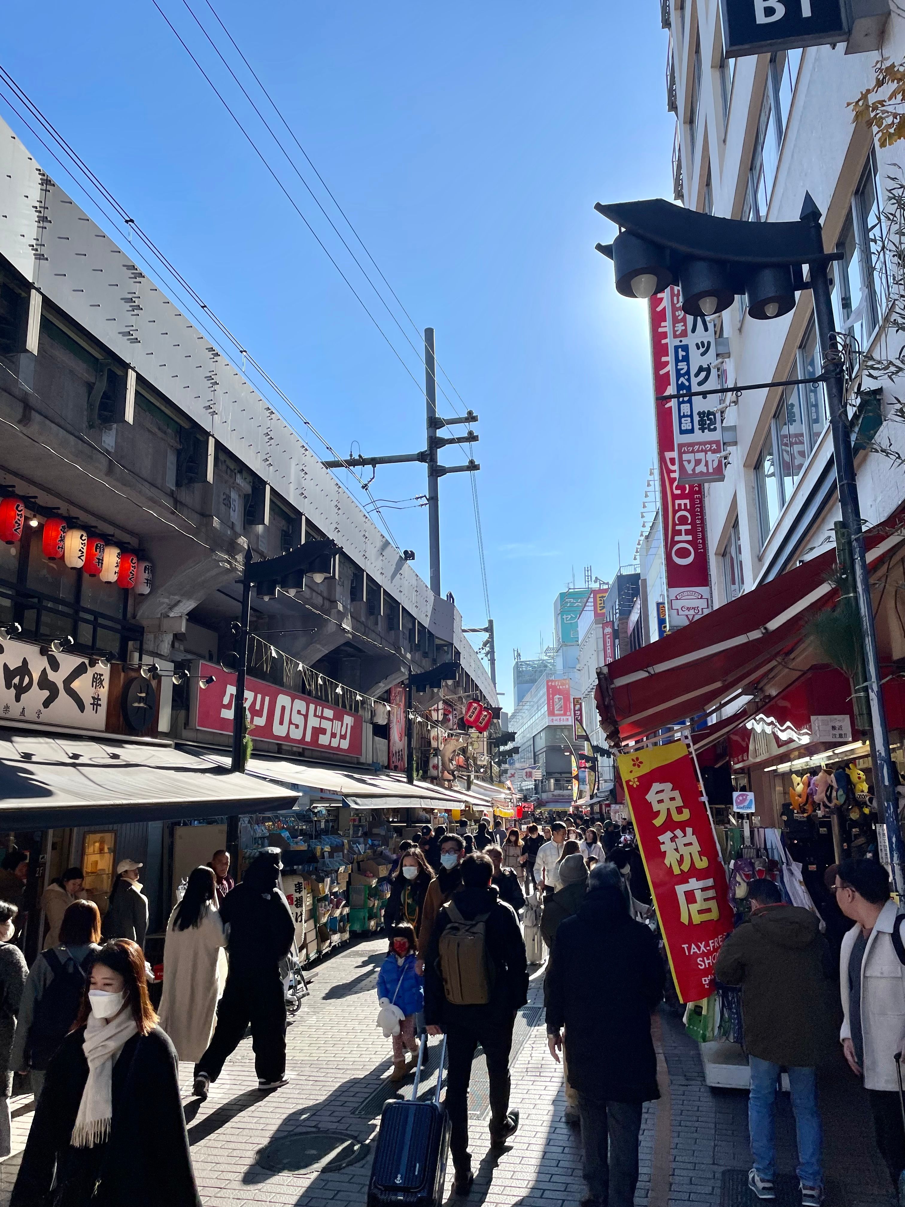 Ameyoko is busy but it's a vibe unparalleled by any other place in the world, really