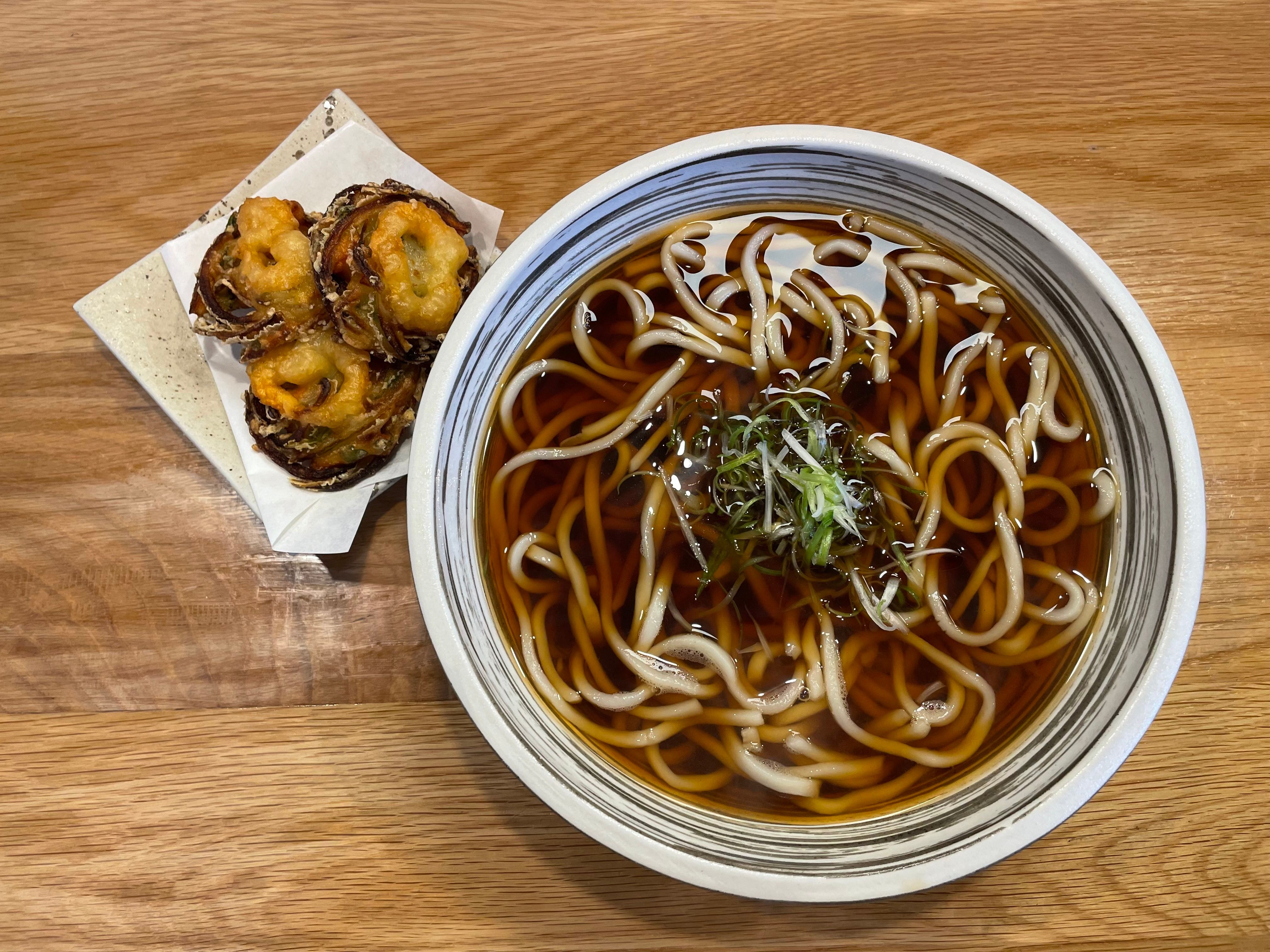 Ebi Kakiage Udon; $13.50