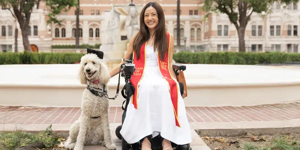 From PR to data science, Natalie Fung, a graduating master's student, on becoming a “double Trojan” after a life-altering accident.