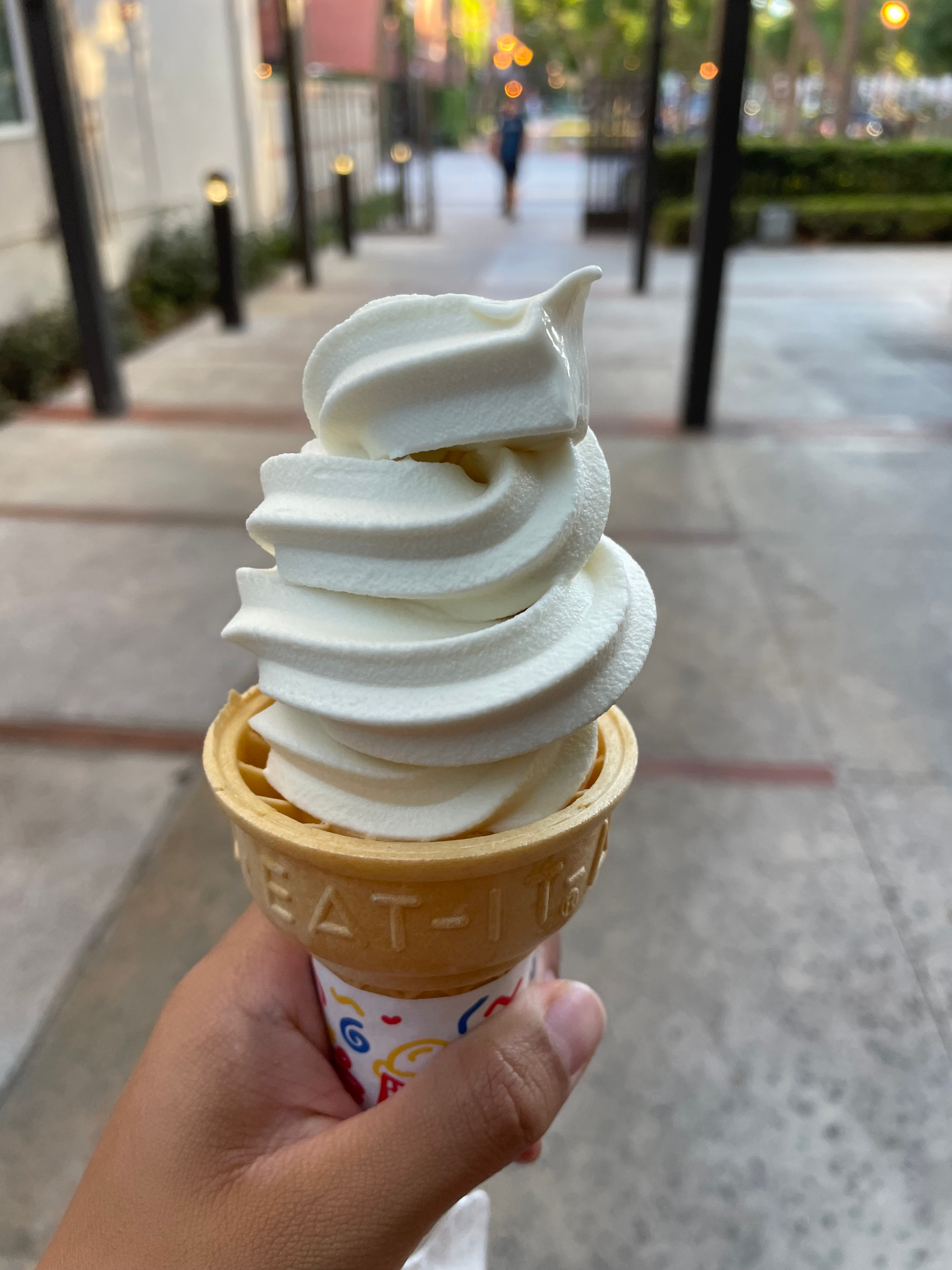 Vanilla soft serve